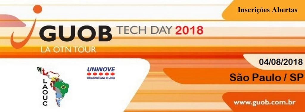Vem aí: GUOB Tech Day 2018 / Oracle Development Community Tour 2018 Latin America