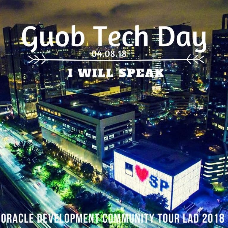 GUOB Tech Day 2018: Sou Speaker!