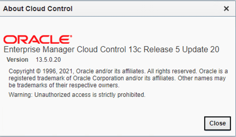 Como atualizar o Oracle Enterprise Manager do RU 13.5.0.16 para o RU 13.5.0.20