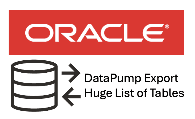 Como Exportar de Maneira Eficiente uma Lista Grande de Tabelas usando o DataPump